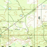 United States Geological Survey Chabeneau Lake, MI (1986, 24000-Scale) digital map