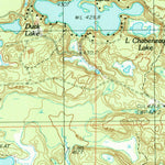 United States Geological Survey Chabeneau Lake, MI (1986, 24000-Scale) digital map
