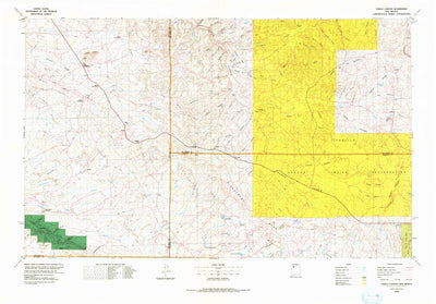 United States Geological Survey Chaco Canyon, NM (1976, 100000-Scale) digital map