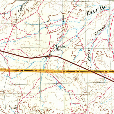 United States Geological Survey Chaco Canyon, NM (1976, 100000-Scale) digital map