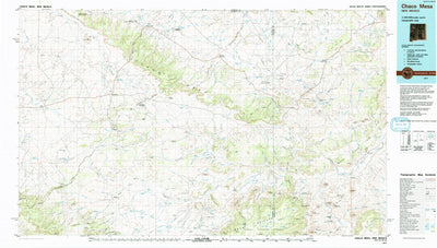United States Geological Survey Chaco Mesa, NM (1977, 100000-Scale) digital map