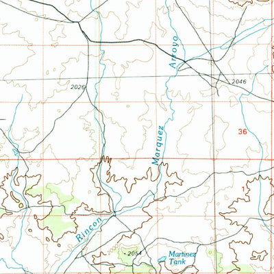 United States Geological Survey Chaco Mesa, NM (1977, 100000-Scale) digital map