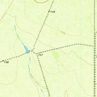 United States Geological Survey Chacon Creek NW, TX (1974, 24000-Scale) digital map