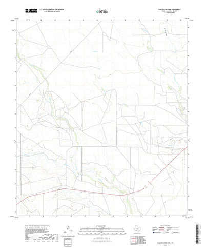 United States Geological Survey Chacon Creek NW, TX (2022, 24000-Scale) digital map