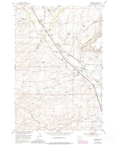 United States Geological Survey Chadborn, MT (1951, 24000-Scale) digital map