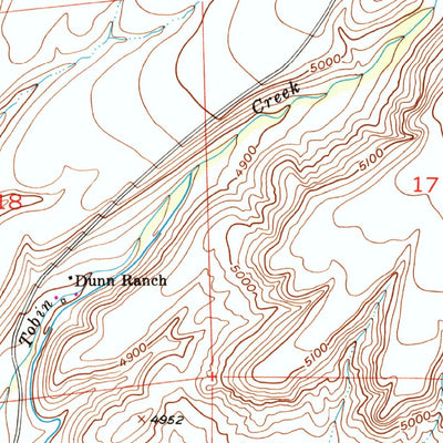 United States Geological Survey Chadborn, MT (1951, 24000-Scale) digital map