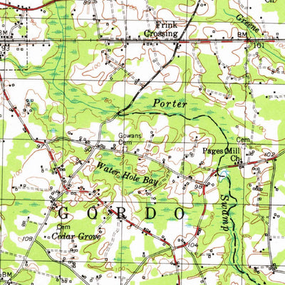 United States Geological Survey Chadbourn, NC (1953, 62500-Scale) digital map
