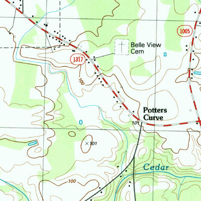 United States Geological Survey Chadbourn, NC (1986, 24000-Scale) digital map