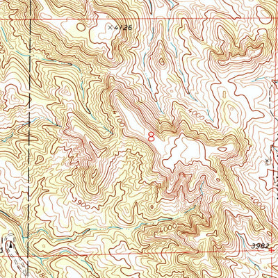 United States Geological Survey Chadron East, NE (1970, 24000-Scale) digital map