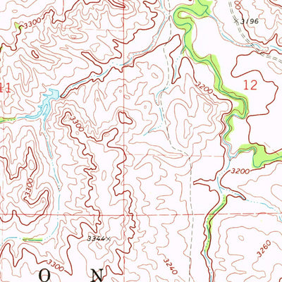 United States Geological Survey Chadron NE, NE-SD (1969, 24000-Scale) digital map