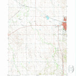 United States Geological Survey Chadron West, NE (1980, 24000-Scale) digital map