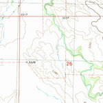 United States Geological Survey Chadron West, NE (1980, 24000-Scale) digital map