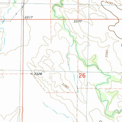 United States Geological Survey Chadron West, NE (1980, 24000-Scale) digital map