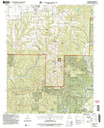 United States Geological Survey Chadwick, MO (2004, 24000-Scale) digital map