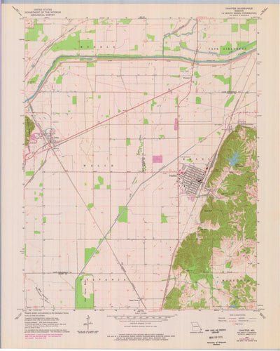 United States Geological Survey Chaffee, MO (1963, 24000-Scale) digital map