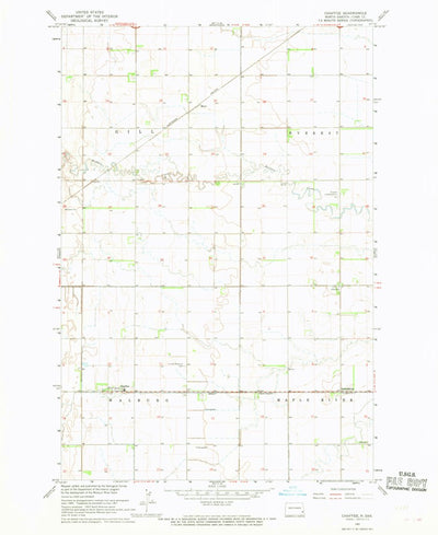 United States Geological Survey Chaffee, ND (1967, 24000-Scale) digital map