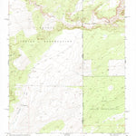 United States Geological Survey Chafin Well, AZ-NM (1971, 24000-Scale) digital map