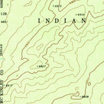 United States Geological Survey Chafin Well, AZ-NM (1971, 24000-Scale) digital map