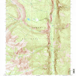 United States Geological Survey Chagoopa Falls, CA (1994, 24000-Scale) digital map