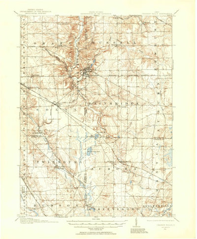 United States Geological Survey Chagrin Falls, OH (1906, 62500-Scale) digital map