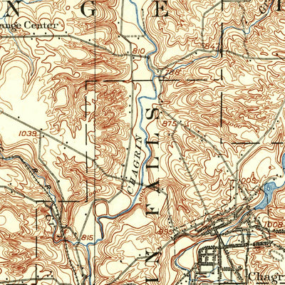 United States Geological Survey Chagrin Falls, OH (1906, 62500-Scale) digital map