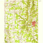 United States Geological Survey Chagrin Falls, OH (1953, 24000-Scale) digital map