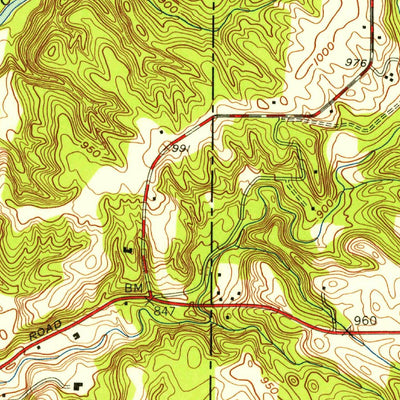 United States Geological Survey Chagrin Falls, OH (1953, 24000-Scale) digital map