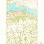 United States Geological Survey Chain Buttes, MT (1965, 24000-Scale) digital map
