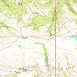United States Geological Survey Chain Buttes, MT (1965, 24000-Scale) digital map