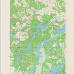 United States Geological Survey Chain Lake, WI (1972, 24000-Scale) digital map