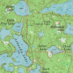 United States Geological Survey Chain Lake, WI (1972, 24000-Scale) digital map