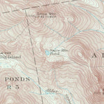 United States Geological Survey Chain Lakes, ME (1932, 62500-Scale) digital map