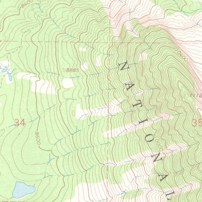 United States Geological Survey Chair Mountain, CO (1963, 24000-Scale) digital map
