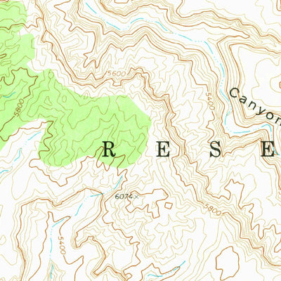 United States Geological Survey Chaiyahi Rim SE, AZ (1970, 24000-Scale) digital map