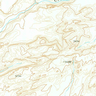 United States Geological Survey Chaiyahi Rim SW, AZ (1970, 24000-Scale) digital map