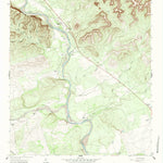 United States Geological Survey Chalk Bluff, TX (1960, 24000-Scale) digital map