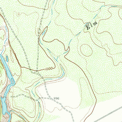 United States Geological Survey Chalk Bluff, TX (1960, 24000-Scale) digital map
