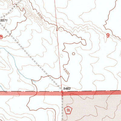 United States Geological Survey Chalk Bluffs East, CO (1997, 24000-Scale) digital map