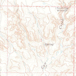 United States Geological Survey Chalk Bluffs West, CO-WY (1972, 24000-Scale) digital map