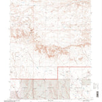 United States Geological Survey Chalk Bluffs West, CO-WY (1997, 24000-Scale) digital map