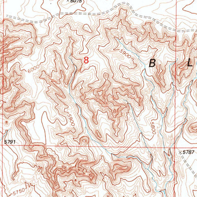 United States Geological Survey Chalk Bluffs West, CO-WY (1997, 24000-Scale) digital map