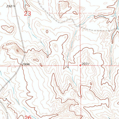 United States Geological Survey Chalk Butte, MT (1971, 24000-Scale) digital map
