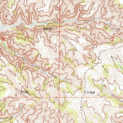 United States Geological Survey Chalk Butte, MT (1971, 24000-Scale) digital map