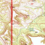 United States Geological Survey Chalk Buttes, MT (1993, 24000-Scale) digital map