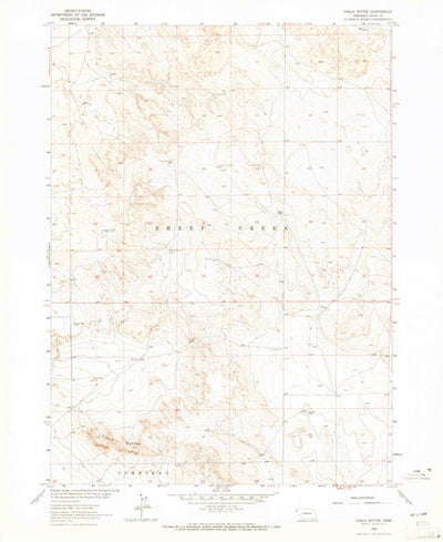 United States Geological Survey Chalk Buttes, NE (1963, 24000-Scale) digital map