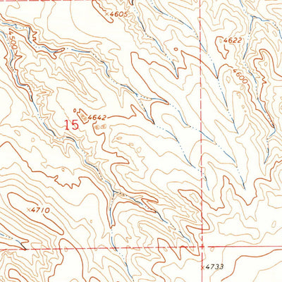 United States Geological Survey Chalk Buttes, NE (1963, 24000-Scale) digital map