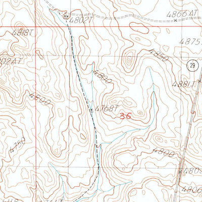 United States Geological Survey Chalk Buttes NE, NE (1983, 24000-Scale) digital map