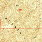 United States Geological Survey Chalk Buttes, WY (1950, 24000-Scale) digital map