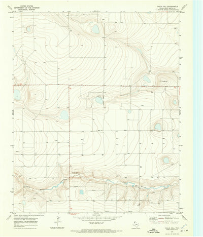 United States Geological Survey Chalk Hill, TX (1970, 24000-Scale) digital map