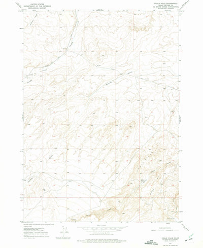 United States Geological Survey Chalk Hills, ID (1947, 24000-Scale) digital map